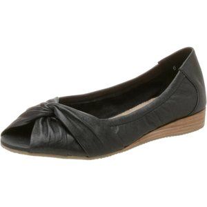BC Footwear Repeat Offender Black Leather Flats